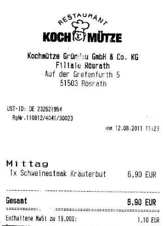 betg Hffner Kochmtze Restaurant